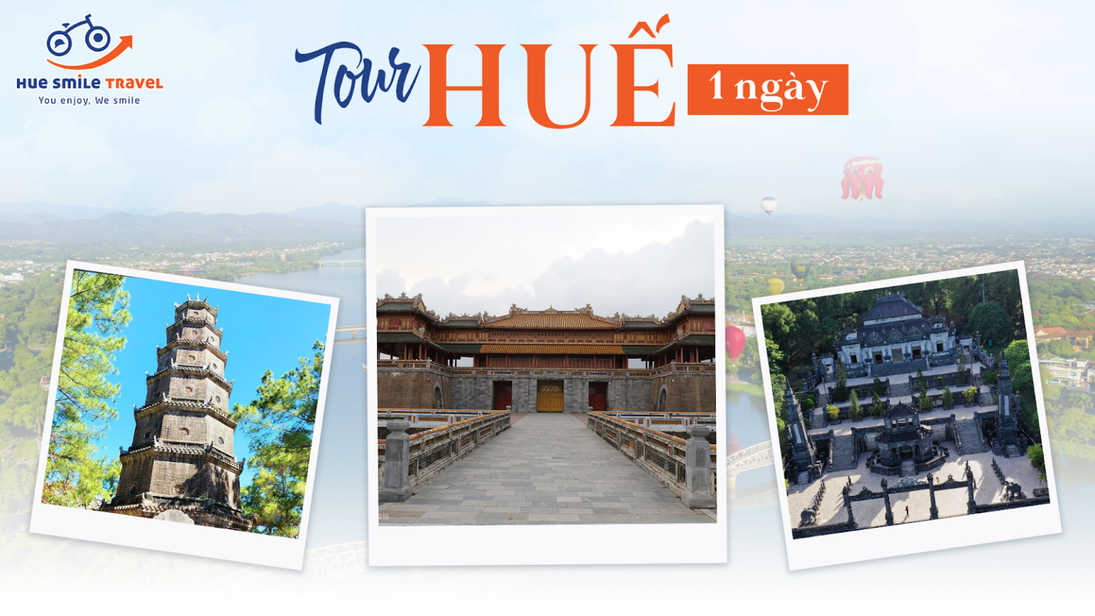 Tour Huế 1 ngày khởi hành từ Đà Nẵng đến Huế